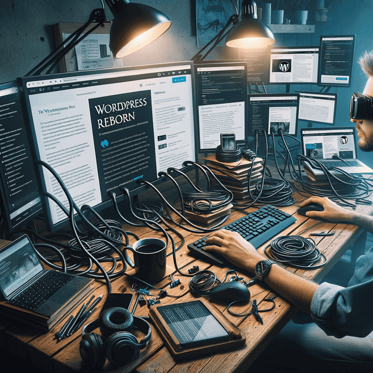 blogging wordpress reborn tecchy geek