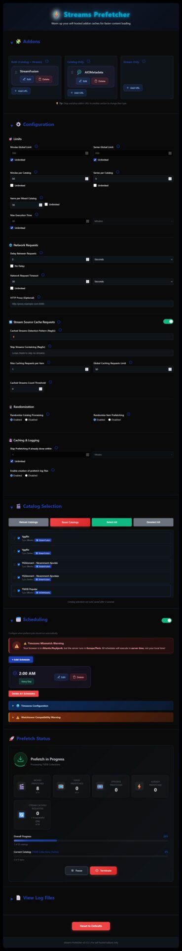streams prefetcher